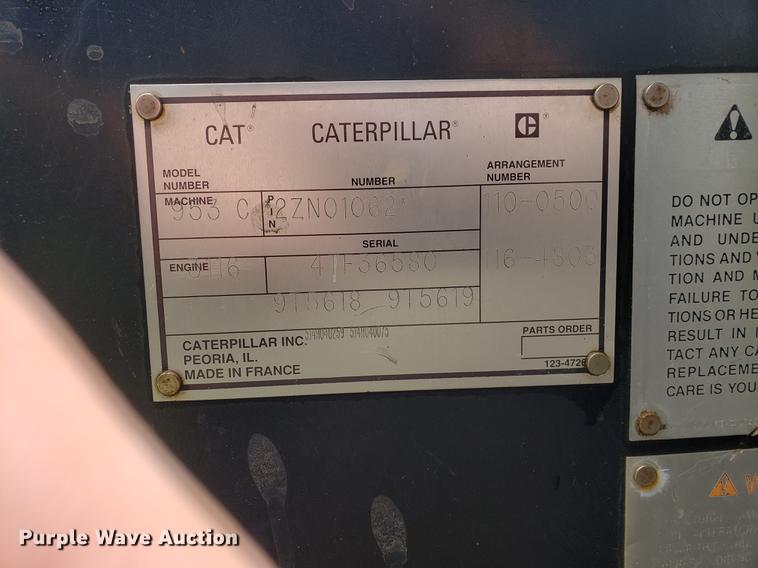 image for item EF9791 1997 Caterpillar 953C track loader
