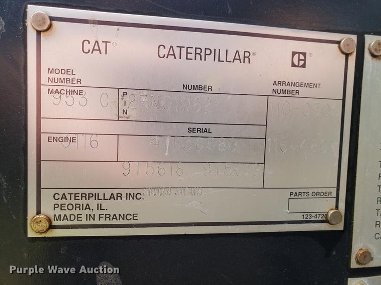 image for item EF9791 1997 Caterpillar 953C track loader