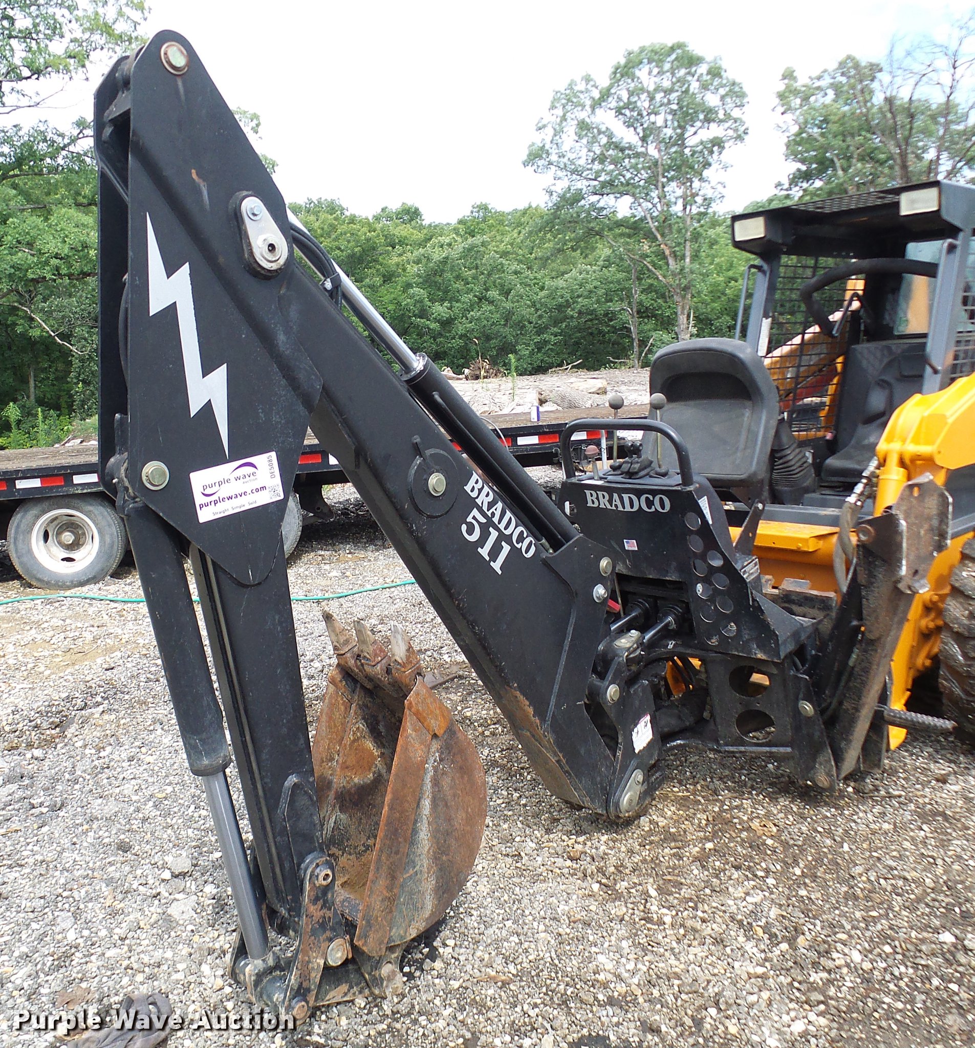 Bradco 511 skid steer backhoe attachment in Kirksville, MO Item