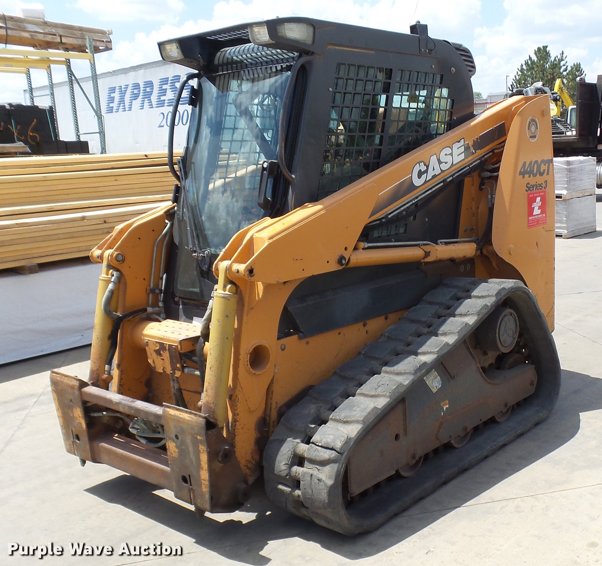 2010 Case 440 CT Series III skid steer in Olathe, KS Item DX9368 sold