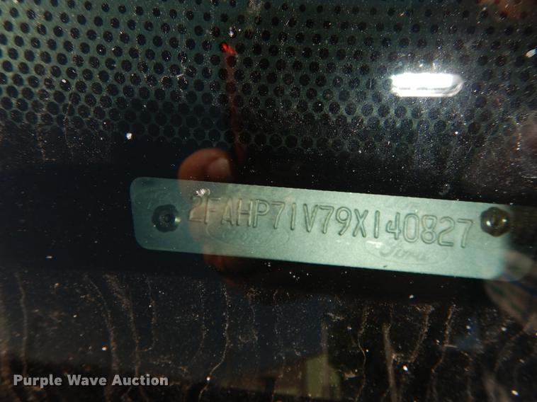 image for item DB8348 2009 Ford Crown Victoria Police Interceptor