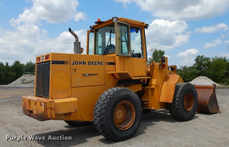 image for item DB8377 1989 John Deere 544E wheel loader