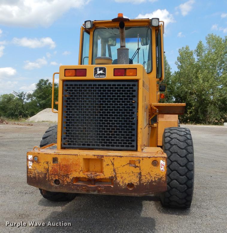image for item DB8377 1989 John Deere 544E wheel loader