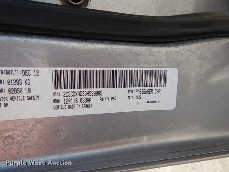 image for item DB8384 2013 Dodge Charger Police