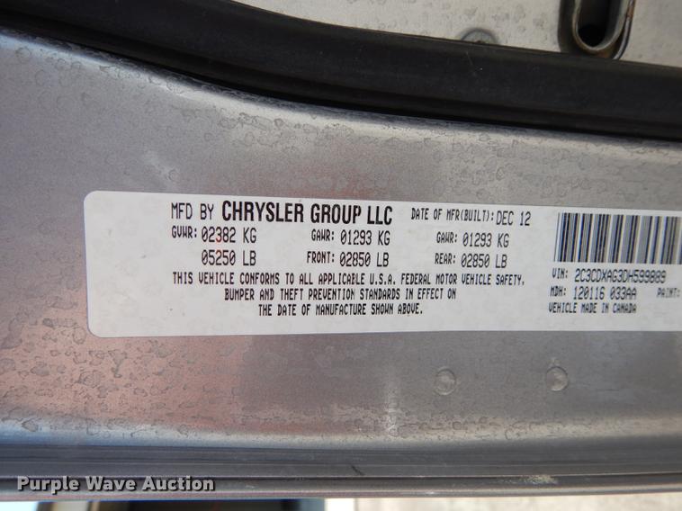 image for item DB8384 2013 Dodge Charger Police