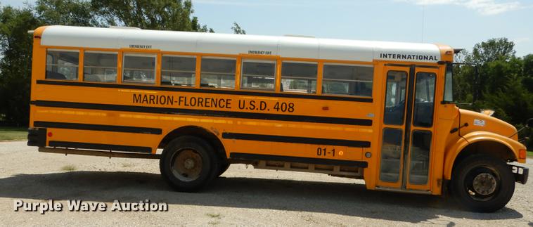 image for item DB8393 2001 International 3800 ATC school bus
