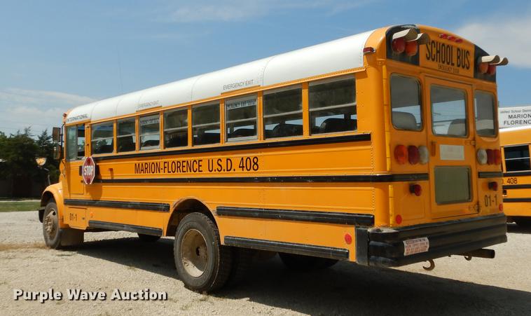 image for item DB8393 2001 International 3800 ATC school bus