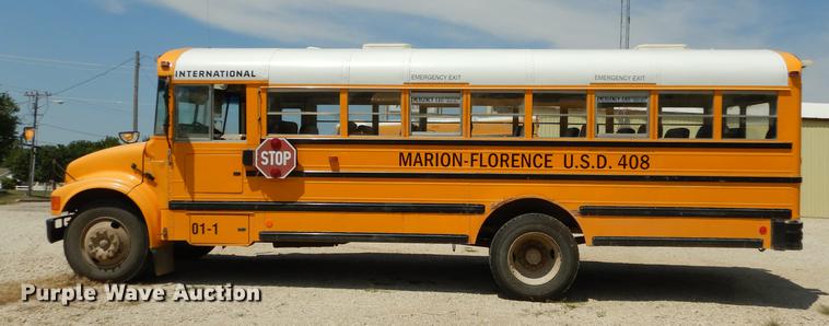 image for item DB8393 2001 International 3800 ATC school bus
