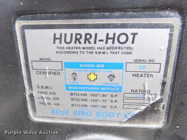 image for item DB9194 2000 Chevrolet B7 Bluebird school bus