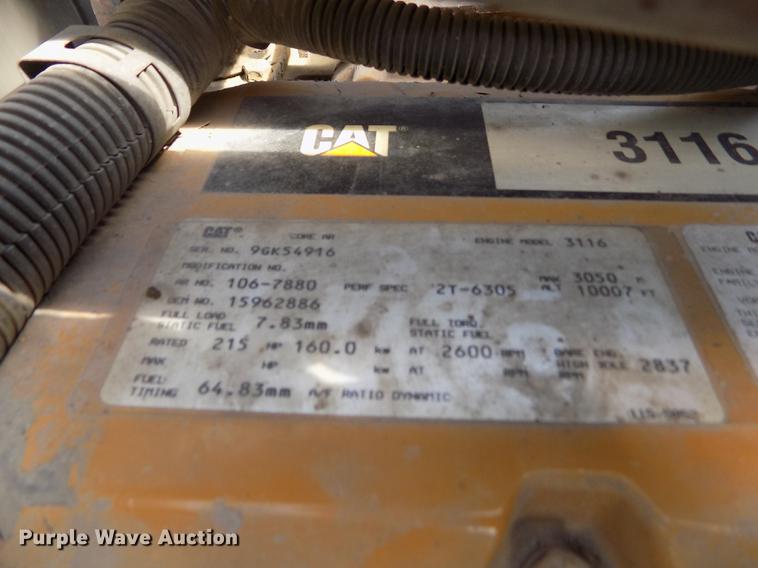 image for item DB9202 1997 Chevrolet C8500 dump truck