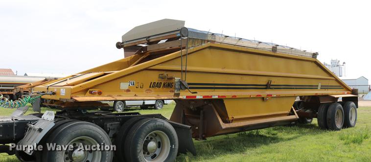image for item DC7544 1983 Load King 1827-I bottom dump trailer