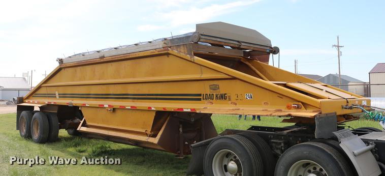 image for item DC7544 1983 Load King 1827-I bottom dump trailer
