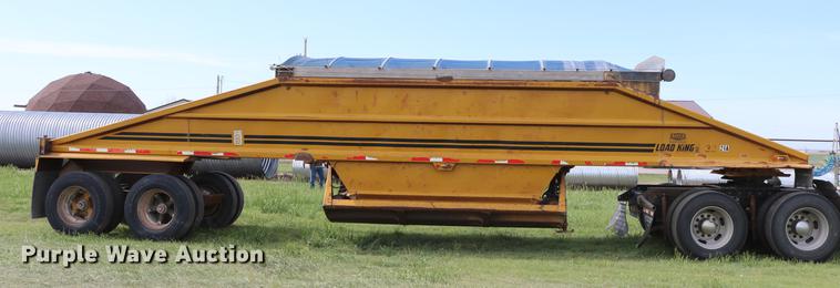 image for item DC7544 1983 Load King 1827-I bottom dump trailer