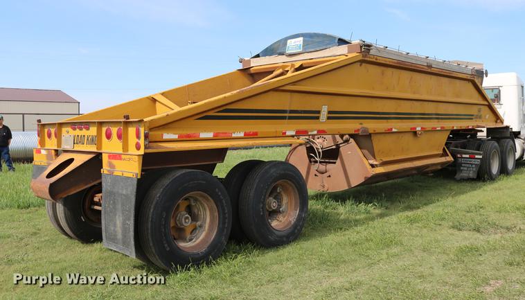 image for item DC7544 1983 Load King 1827-I bottom dump trailer