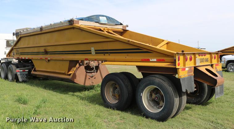 image for item DC7544 1983 Load King 1827-I bottom dump trailer