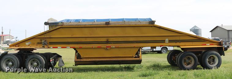 image for item DC7544 1983 Load King 1827-I bottom dump trailer