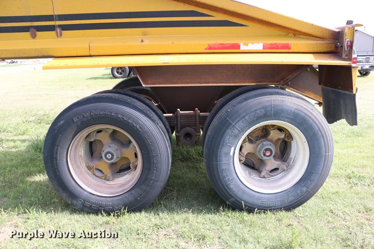 image for item DC7544 1983 Load King 1827-I bottom dump trailer