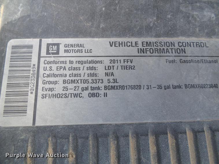 image for item DD5796 2011 Chevrolet Silverado 1500 Crew Cab pickup truck