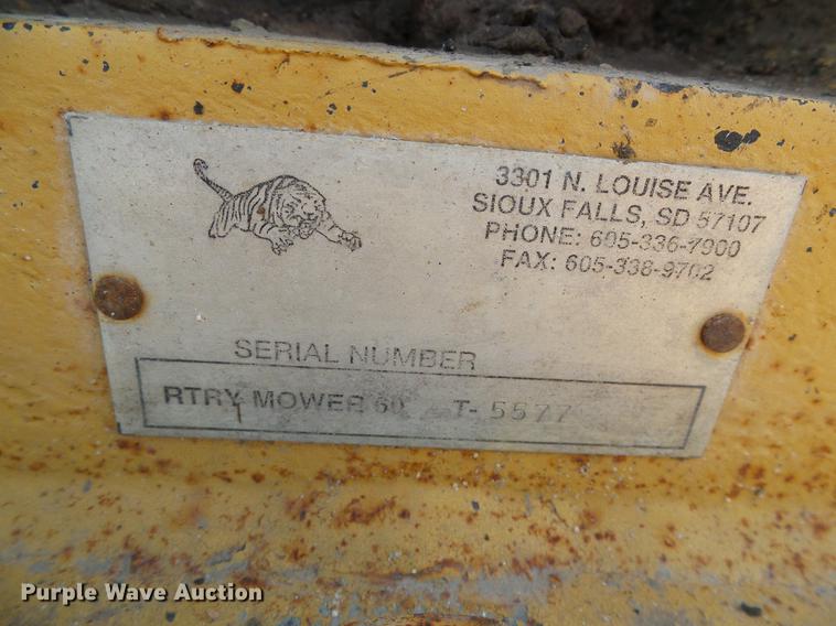 image for item DD5808 2004 Tiger TRR-120C side rotary mower