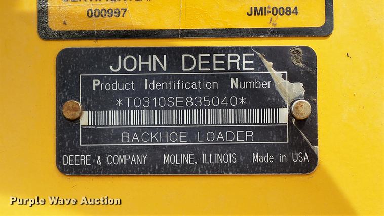 image for item DD7273 1997 John Deere 310SE backhoe