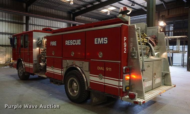 image for item DD7837 2001 HME pumper fire truck