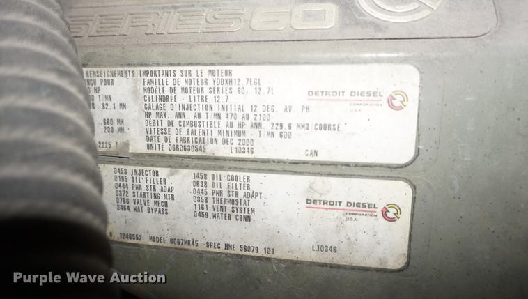 image for item DD7837 2001 HME pumper fire truck