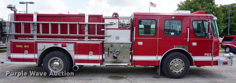image for item DD7845 1998 Emergency One pumper fire truck