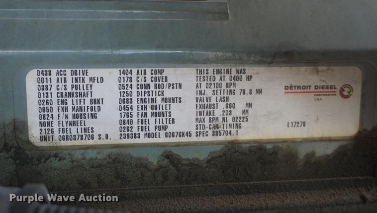 image for item DD7845 1998 Emergency One pumper fire truck