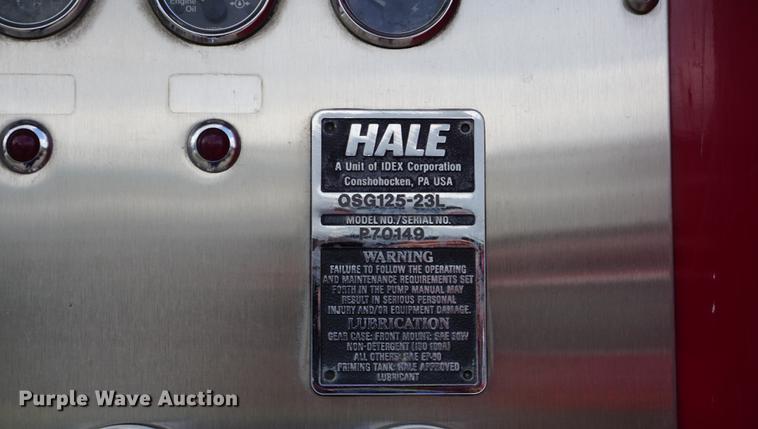 image for item DD7845 1998 Emergency One pumper fire truck