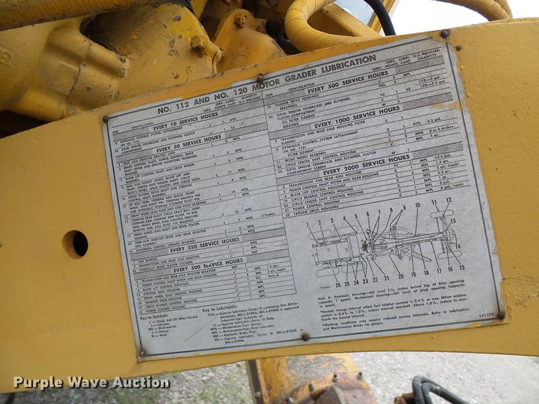 image for item DD8656 Caterpillar 112F motor grader