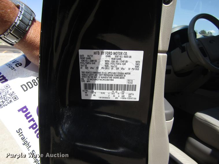 image for item DD8881 2012 Ford Escape SUV