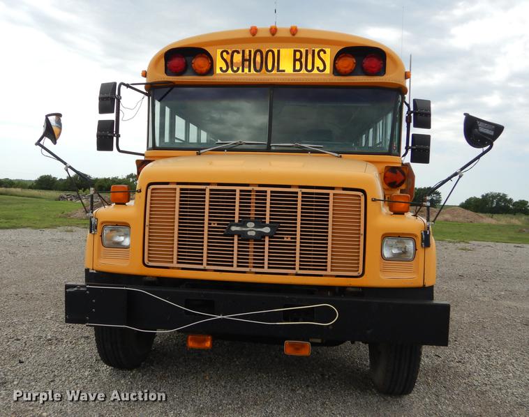 image for item DE1841 1997 Chevrolet Blue Bird school bus