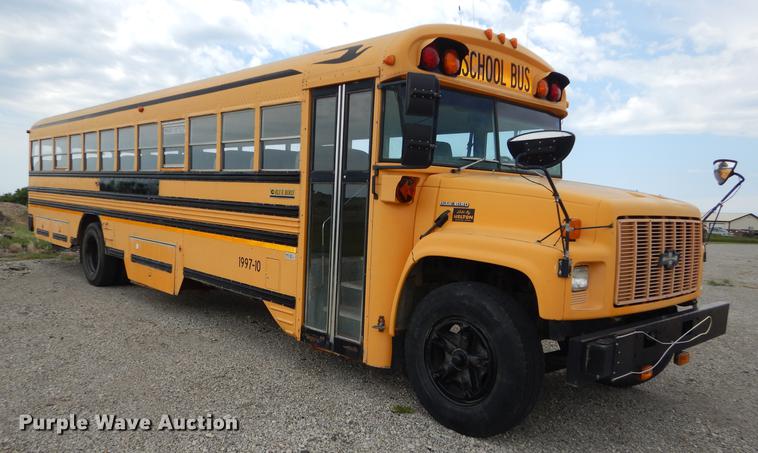 image for item DE1841 1997 Chevrolet Blue Bird school bus