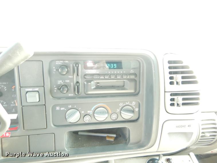 image for item DE1848 1996 Chevrolet Silverado 3500 ambulance