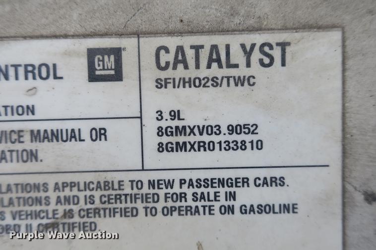 image for item DE3771 2008 Chevrolet Impala Police