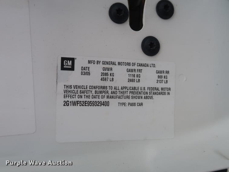 image for item DF2256 2005 Chevrolet Impala