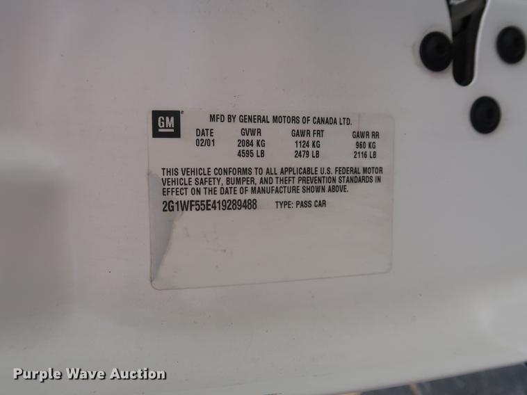 image for item DF2257 2001 Chevrolet Impala