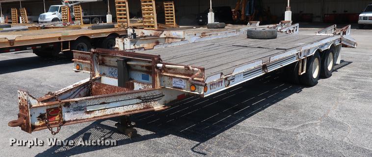 image for item DF2274 1994 CZ Engineering CZ20KT equipment trailer