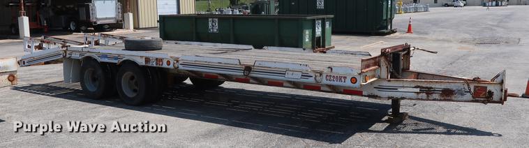 image for item DF2274 1994 CZ Engineering CZ20KT equipment trailer