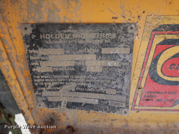 image for item DF2280 2006 CZ Engineering HCZ24KT equipment trailer