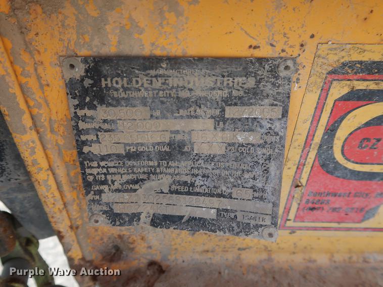 image for item DF2280 2006 CZ Engineering HCZ24KT equipment trailer