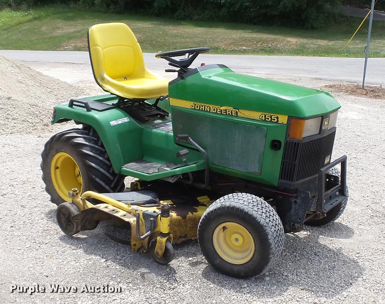 image for item DM9903 1999 John Deere 455 lawn mower