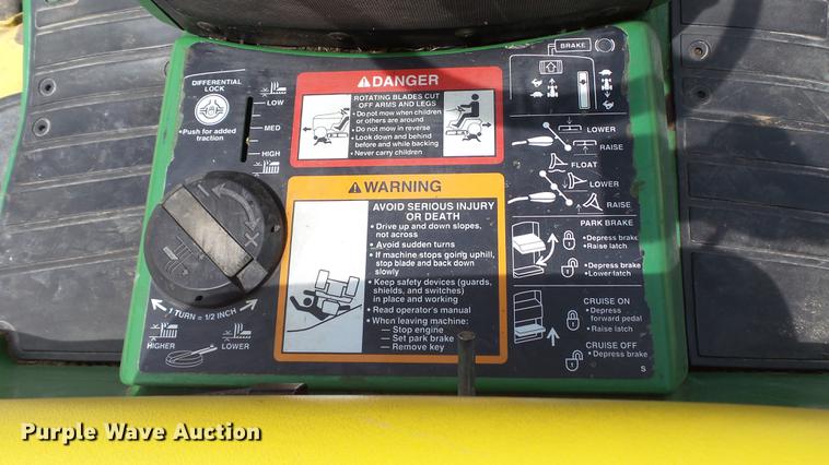 image for item DM9903 1999 John Deere 455 lawn mower