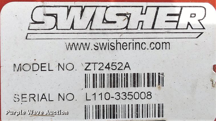 image for item DM9904 Swisher ZT2452A ZTR lawn mower
