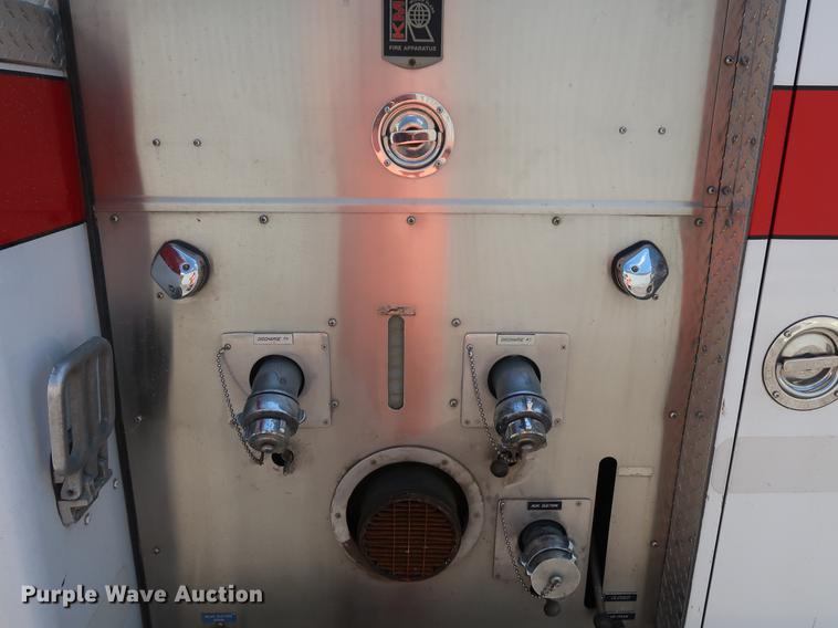 image for item EF9770 1992 International 4900 Crew Cab fire truck