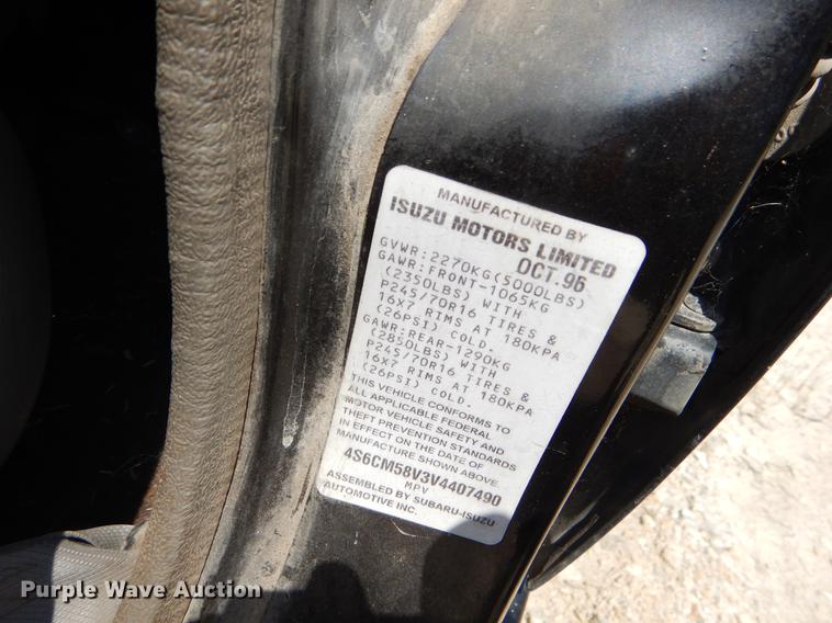 image for item EK9653 1997 Honda Passport SUV