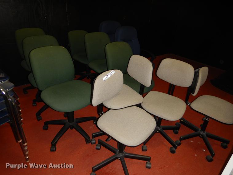 image for item EM9567 (12) cloth office chairs