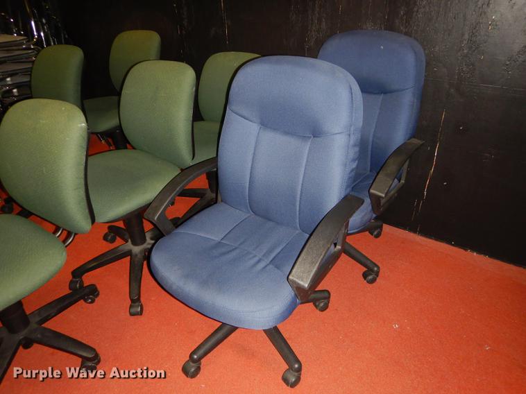 image for item EM9567 (12) cloth office chairs