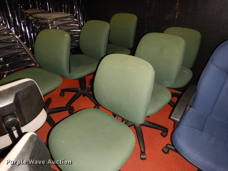 image for item EM9567 (12) cloth office chairs