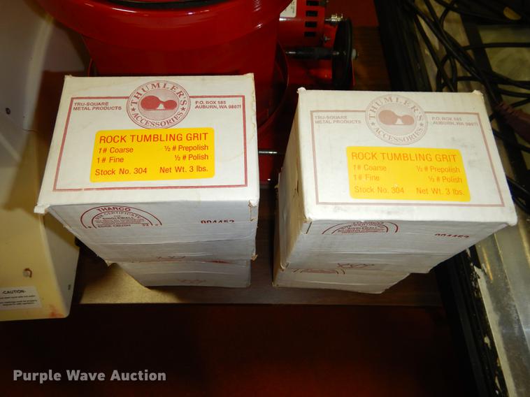 image for item EM9574 (2) rock tumblers with grit